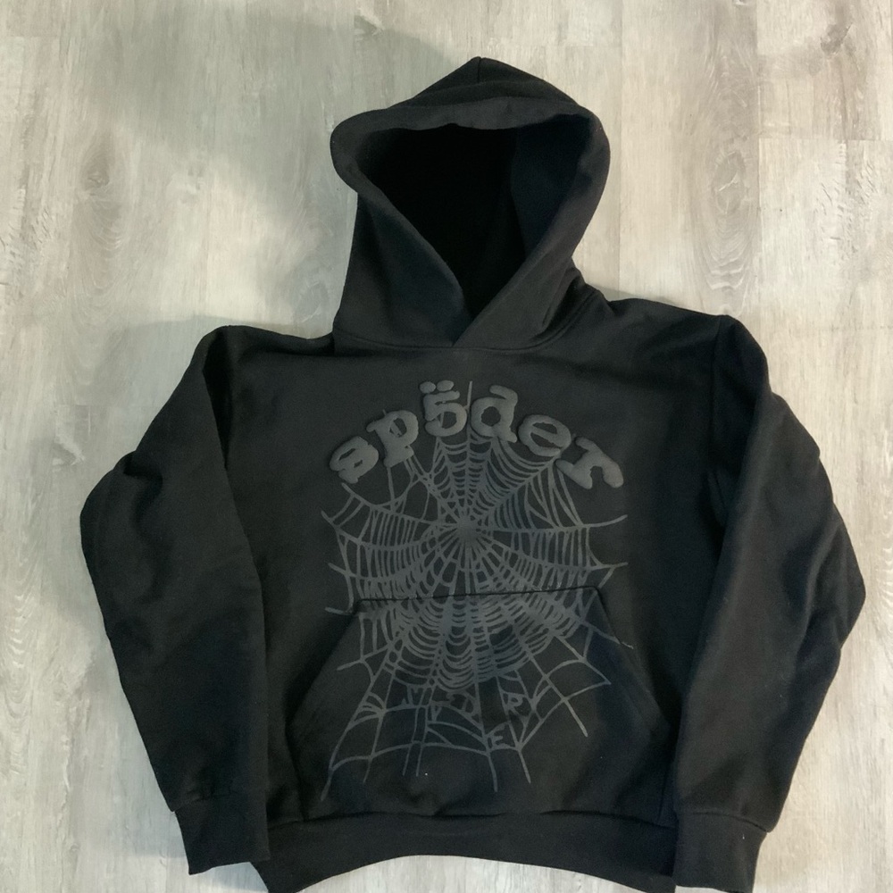 Black Spider Graphic Hoodie - Picture 2 of 6